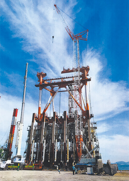 サンド・ドレーン船 解体工事