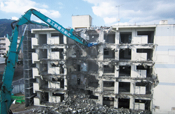 吉田団地公営住宅解体工事